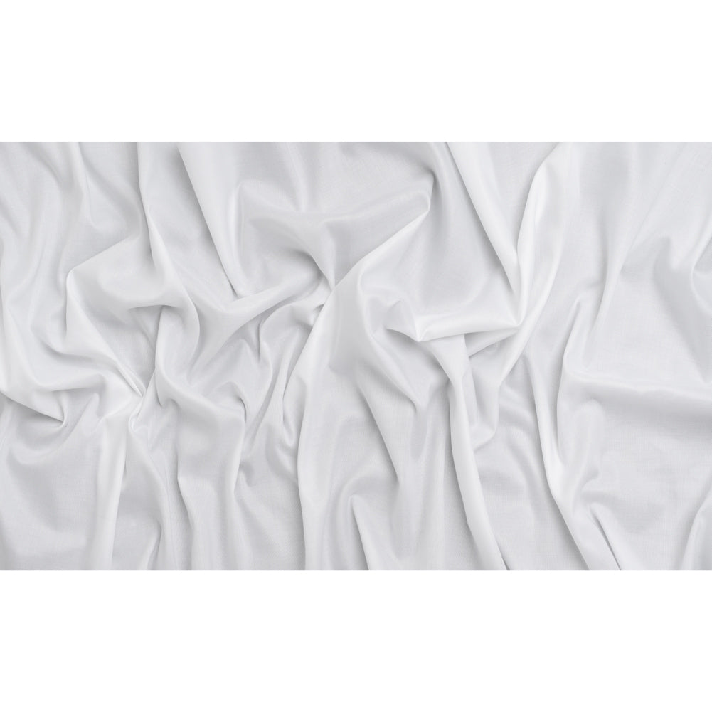 Basketweave Cotton Dobby - White - Deadstock