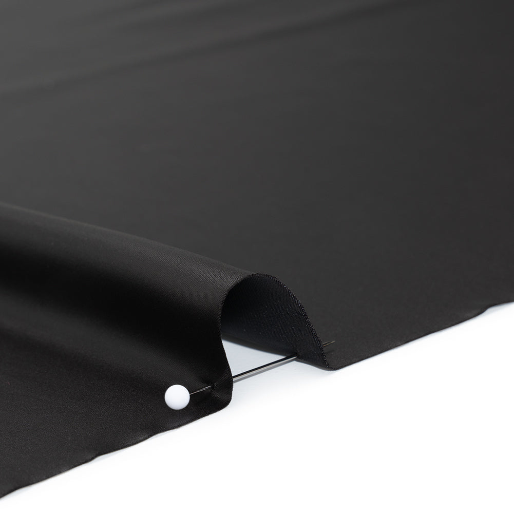 Polyester Liquid Charmeuse - Black