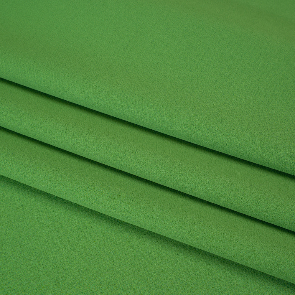 Satin Faced Polyester Crepe by Trina Turk - Mojito Green - Designer Deadstock
