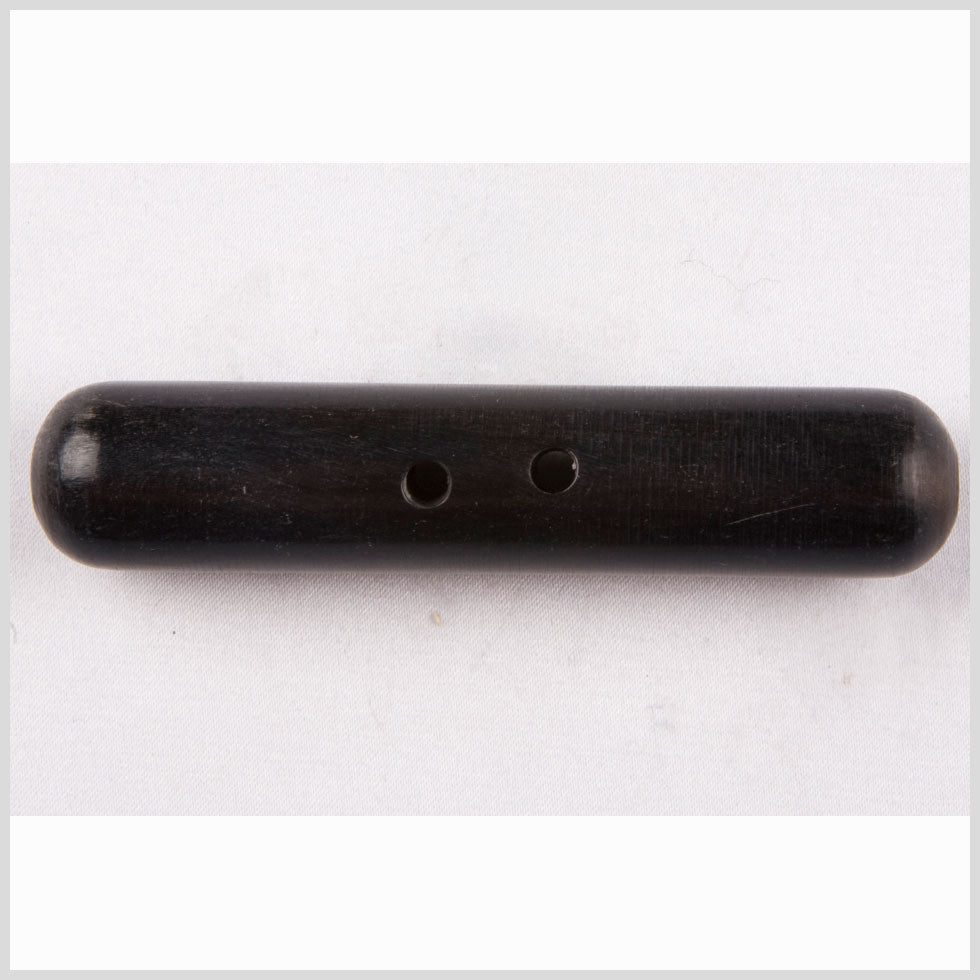 Black Rod-Shaped Horn 2 Hole Toggle - 142L/90mm