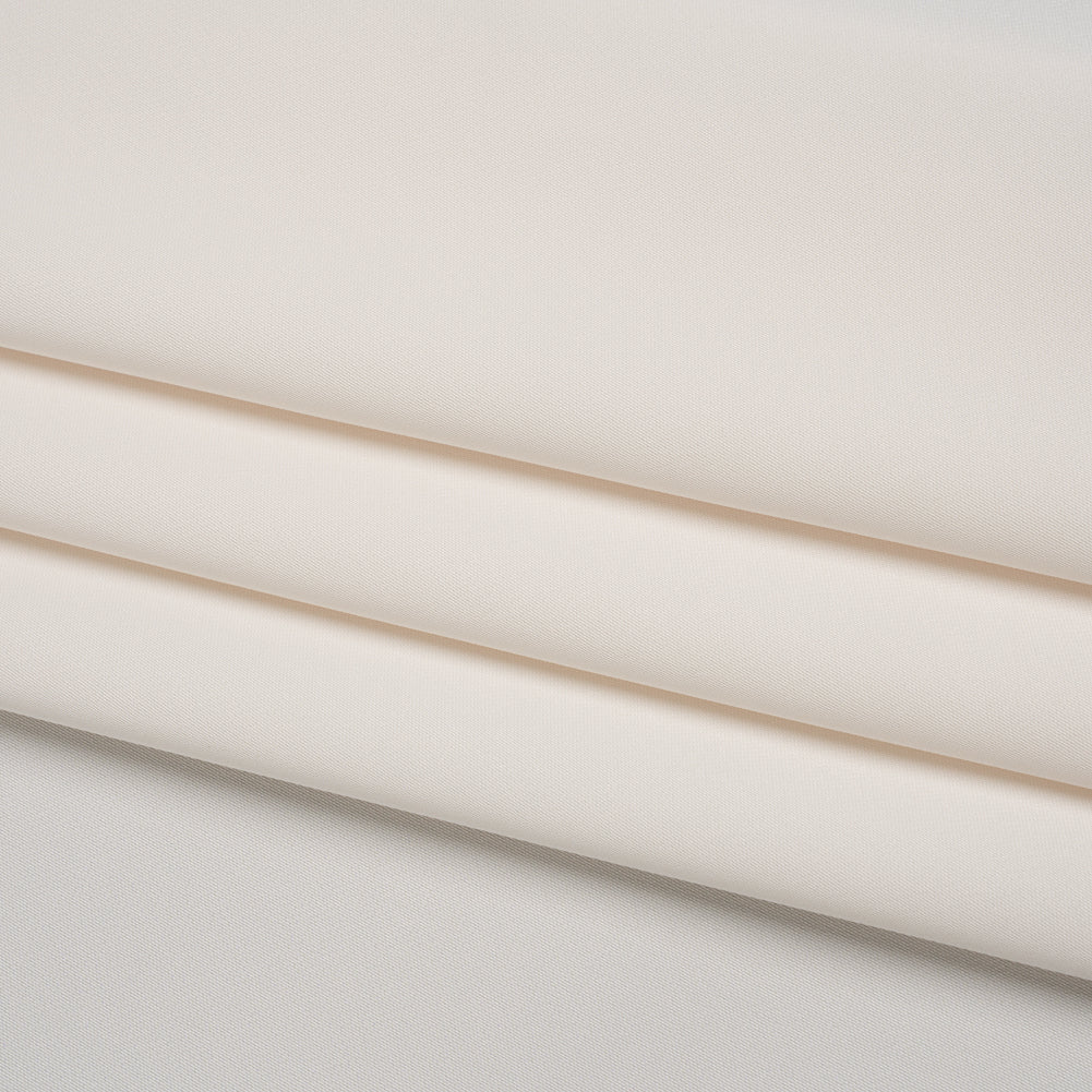 Soft Double Face Polyester Twill - Ivory - Viola Collection