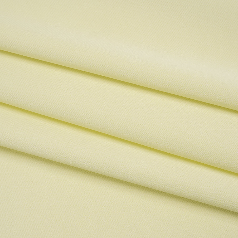 Soft Double Face Polyester Twill - Pale Lime Green - Viola Collection