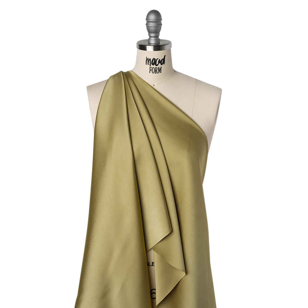 Soft Double Face Polyester Twill - Light Olive Green - Viola Collection