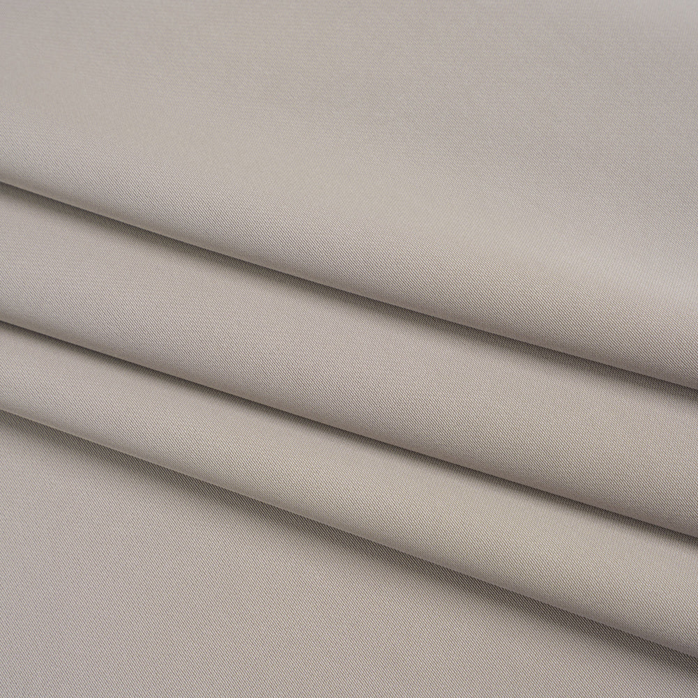 Soft Double Face Polyester Twill - Mushroom Gray - Viola Collection