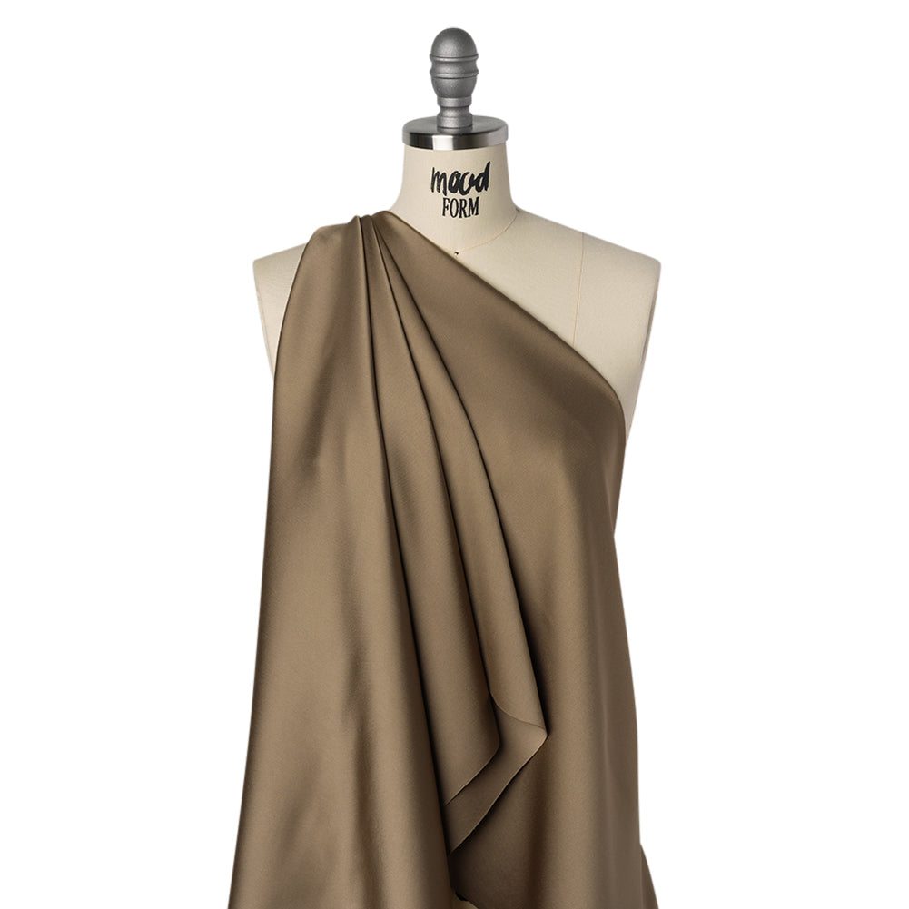 Soft Double Face Polyester Twill - Taupe - Viola Collection