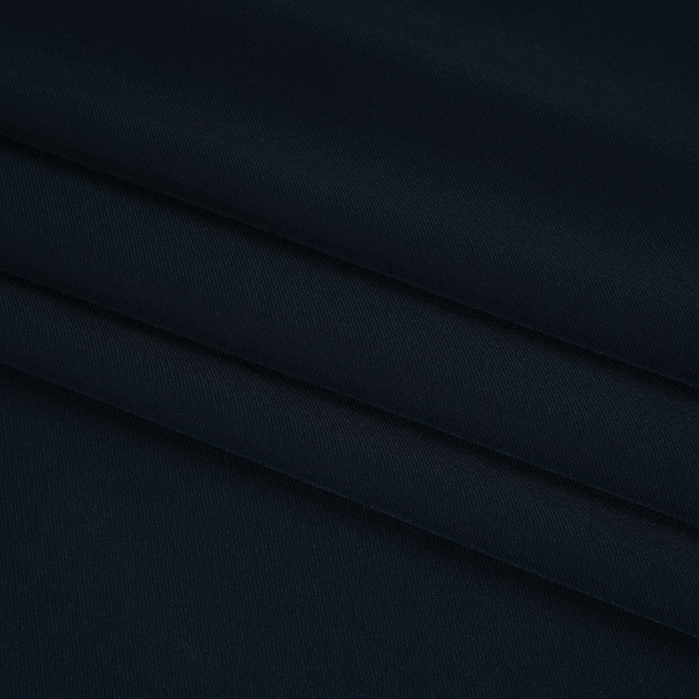 Soft Lightweight Polyester Gabardine - Midnight Navy - Stefanie Collection