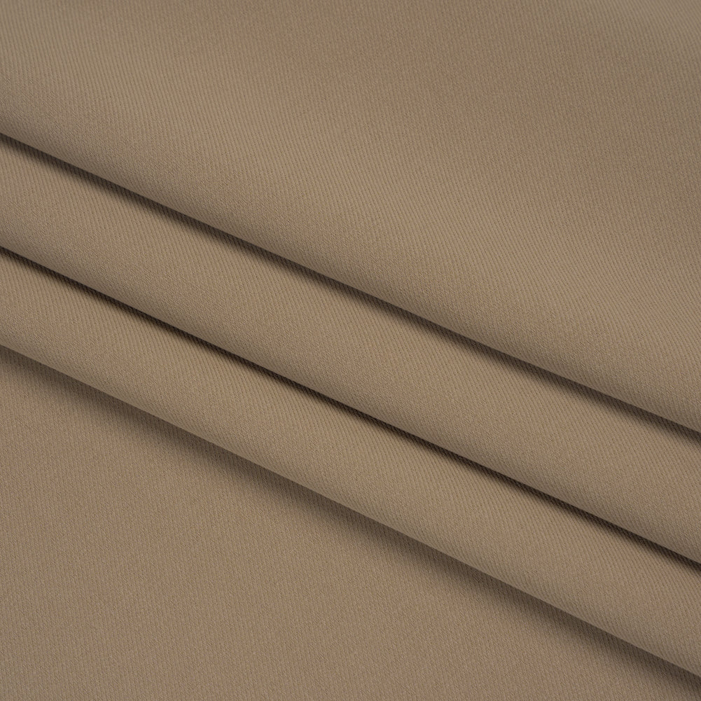 Soft Lightweight Polyester Gabardine - Light Taupe - Stefanie Collection