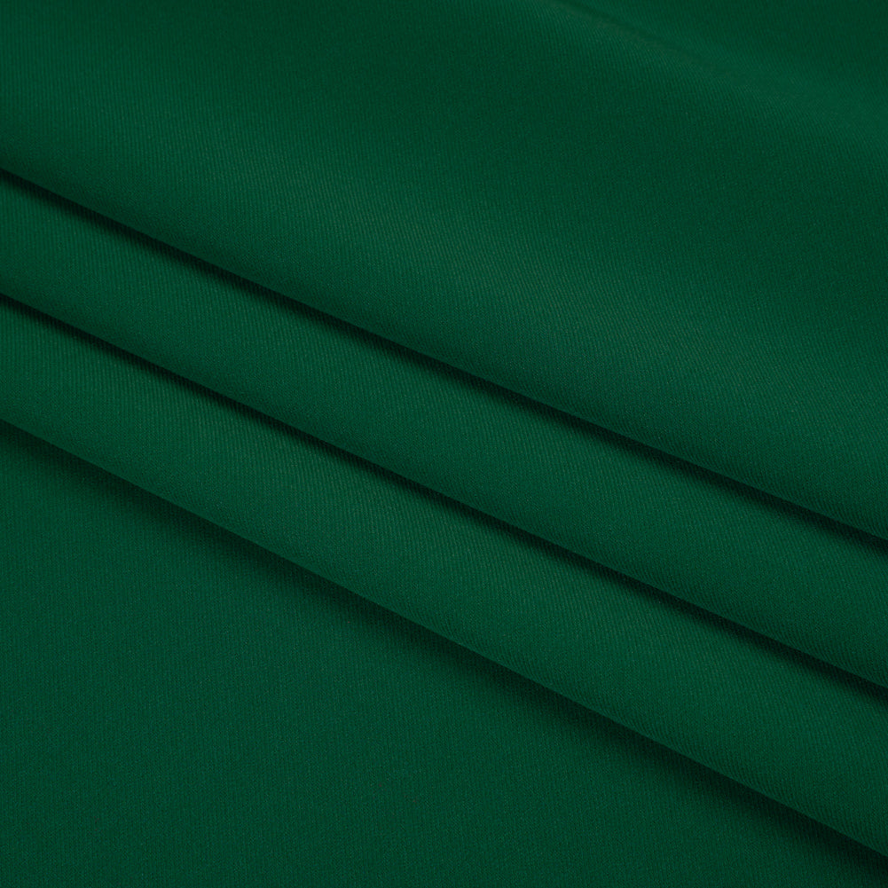 Soft Lightweight Polyester Gabardine - Emerald Green - Stefanie Collection