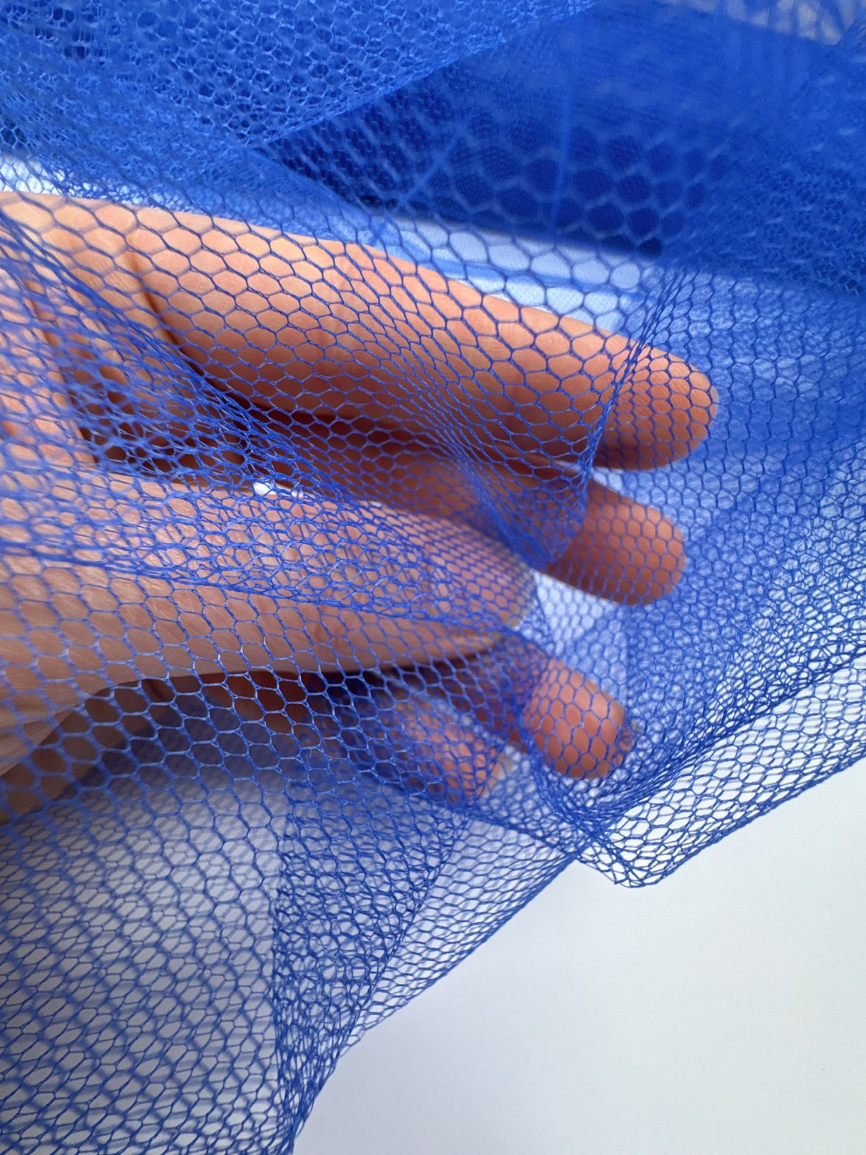Polyamide Mesh Fabric Blue