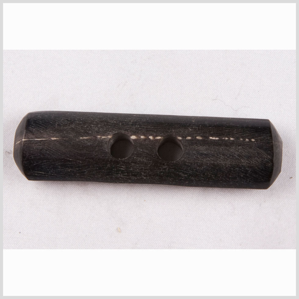 Black Oversized Pointed Horn Toggle - 110L/70mm