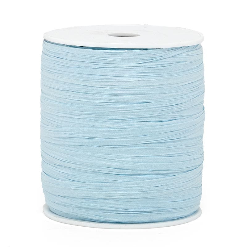 Paper Raffia Ribbon
1/4 '' X 100 yd Light Blue Color 1 / roll