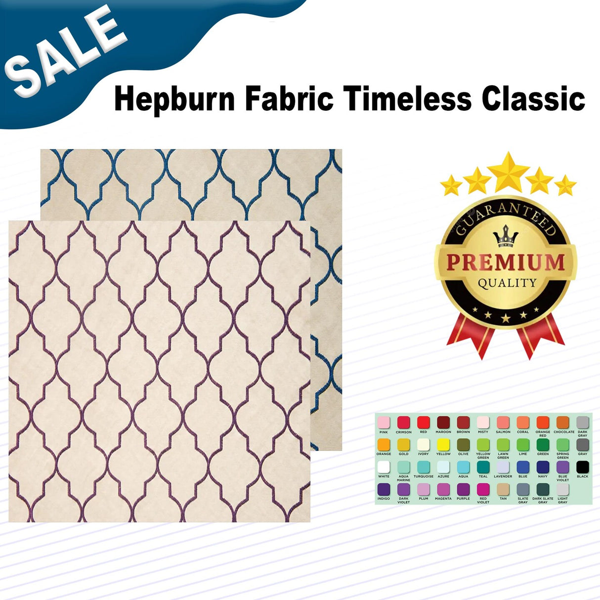 Hepburn Fabric Timeless Classic