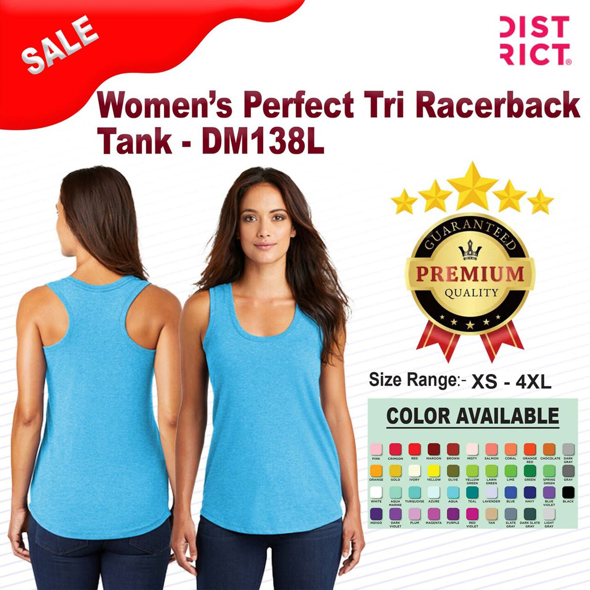 District® Women’s Perfect Tri Racerback Tank Top