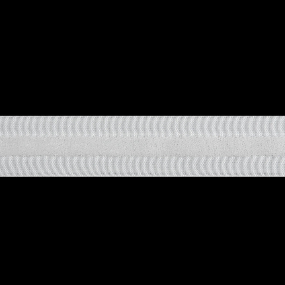Velvet Stripe Woven Ribbon Trim Made in Italy - 0.75" - Off White