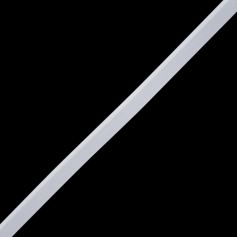 Stretch Nylon Piping with Lip Made in Italy - 0.375" - White
