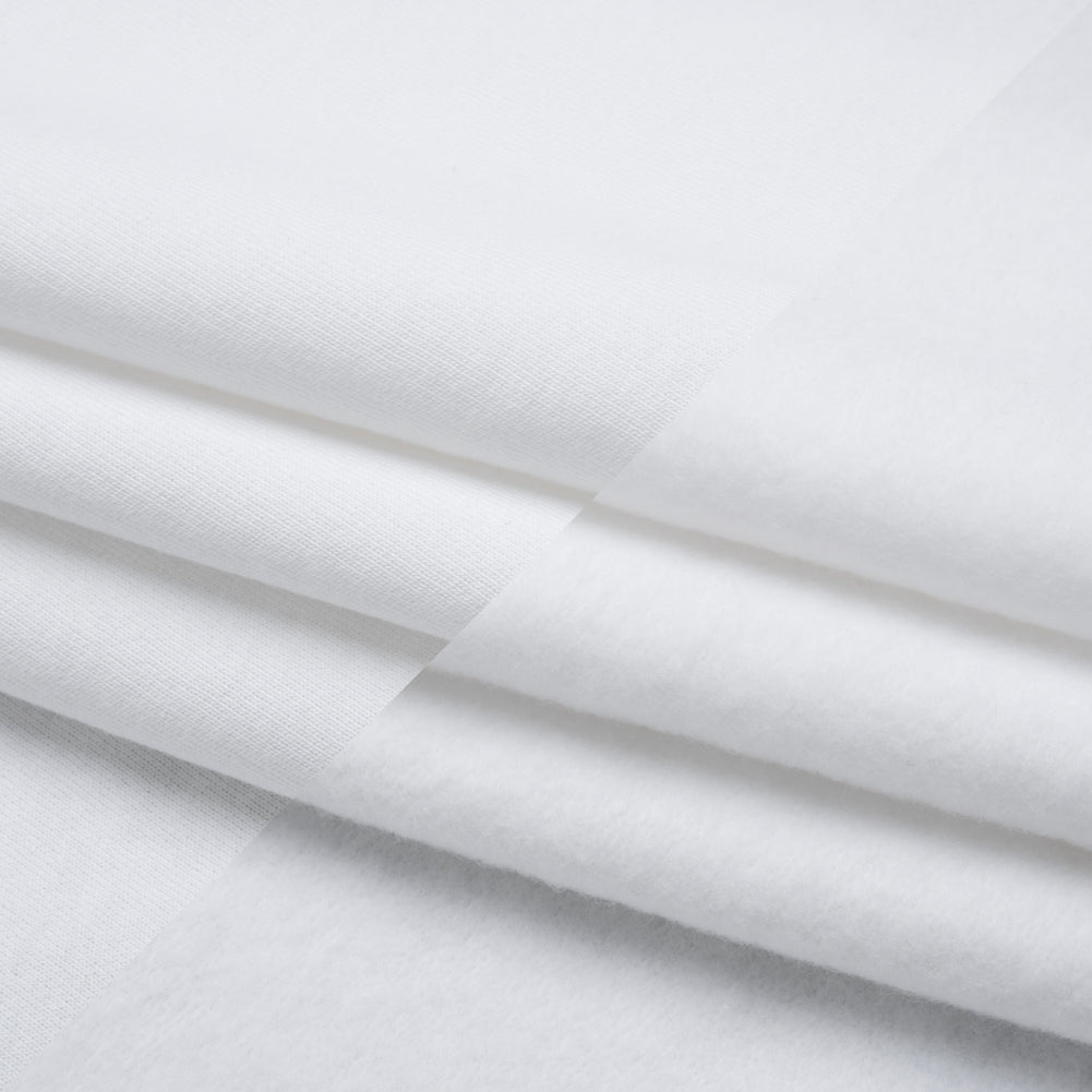 Cotton Sweatshirt Fleece - White - Deadstock