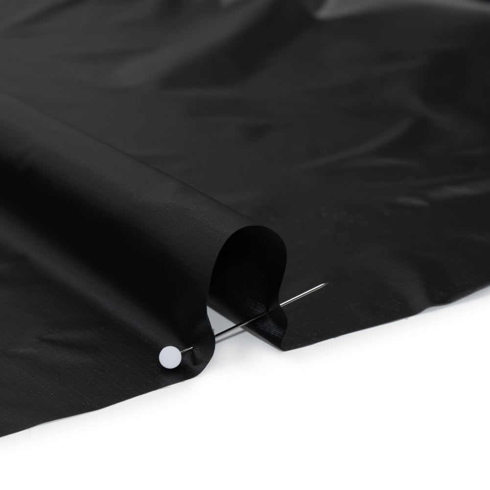 Lightweight Nylon Ripstop - Carbon - Deadstock