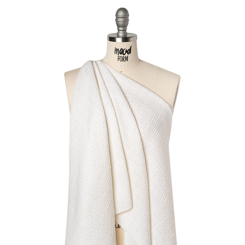 Wool Blend Boucle Made in Italy - Off White