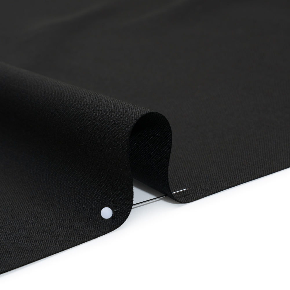 Virgin Wool Suiting Made in Italy - Black