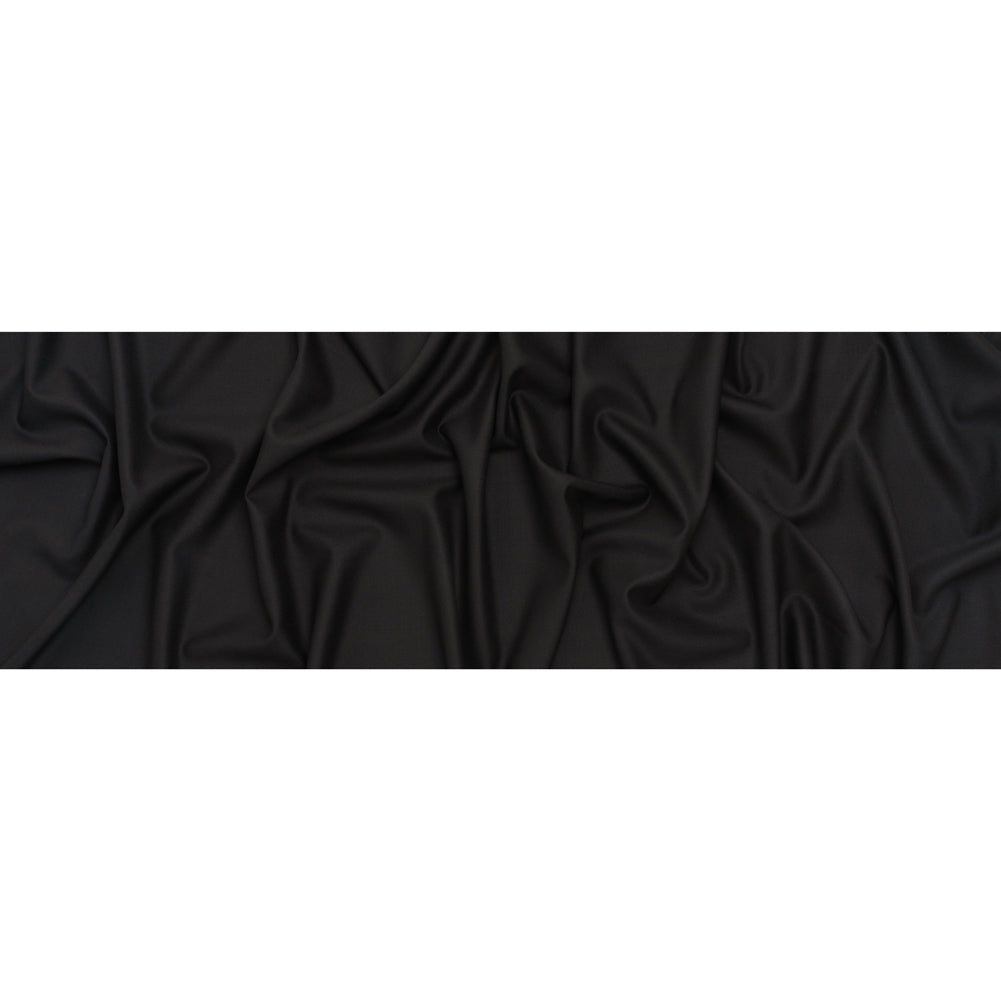 Super 120 Virgin Wool Suiting Made in Italy - Black