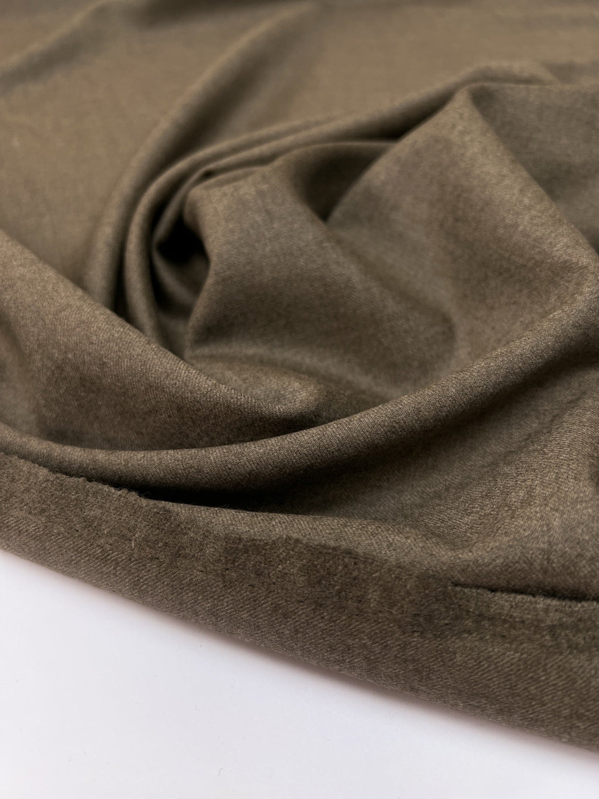 Italian Melange Wool Twill Suit Fabric