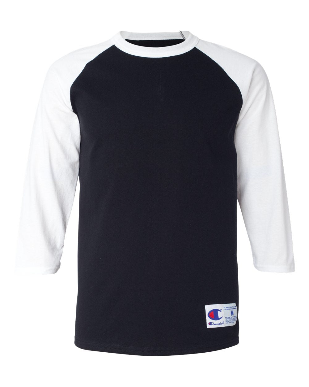 Champion® Three-Quarter Raglan Sleeve Baseball T-Shirt
