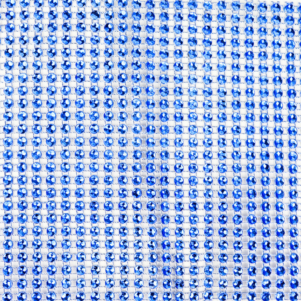 O'Creme Blue Rhinestone Wrap, 4-1/2" x 10 Yards
