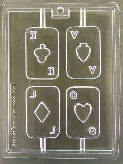Playing Card Pop Chocolate Mold - ECAO1232