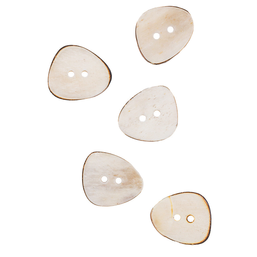 White Bone Button - 42L/27mm