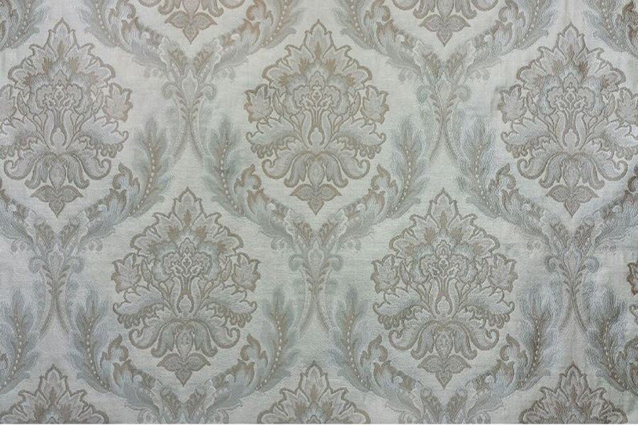 1 Yard Leesburg Upholstery Fabric with Striking Repeat Design