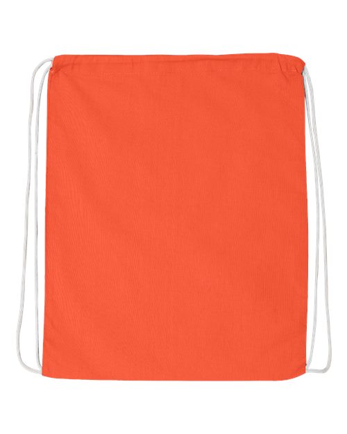 Q-Tees Economical Sport Pack Drawcord Cinch Rope Bag