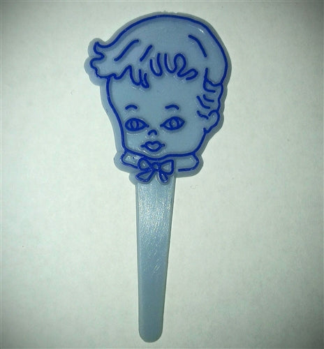 Baby Boy Blue Cupcake Picks - 6 Pack