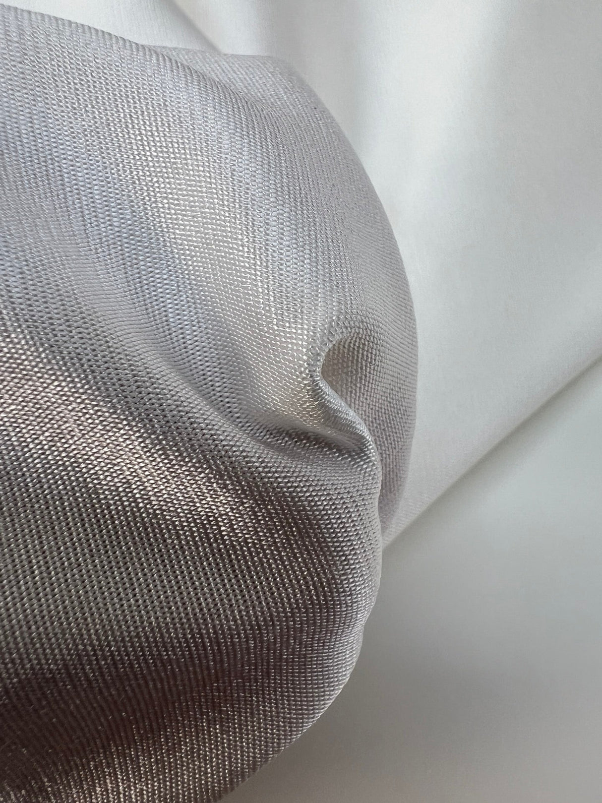 White Viscose Stretch Knit Fabric