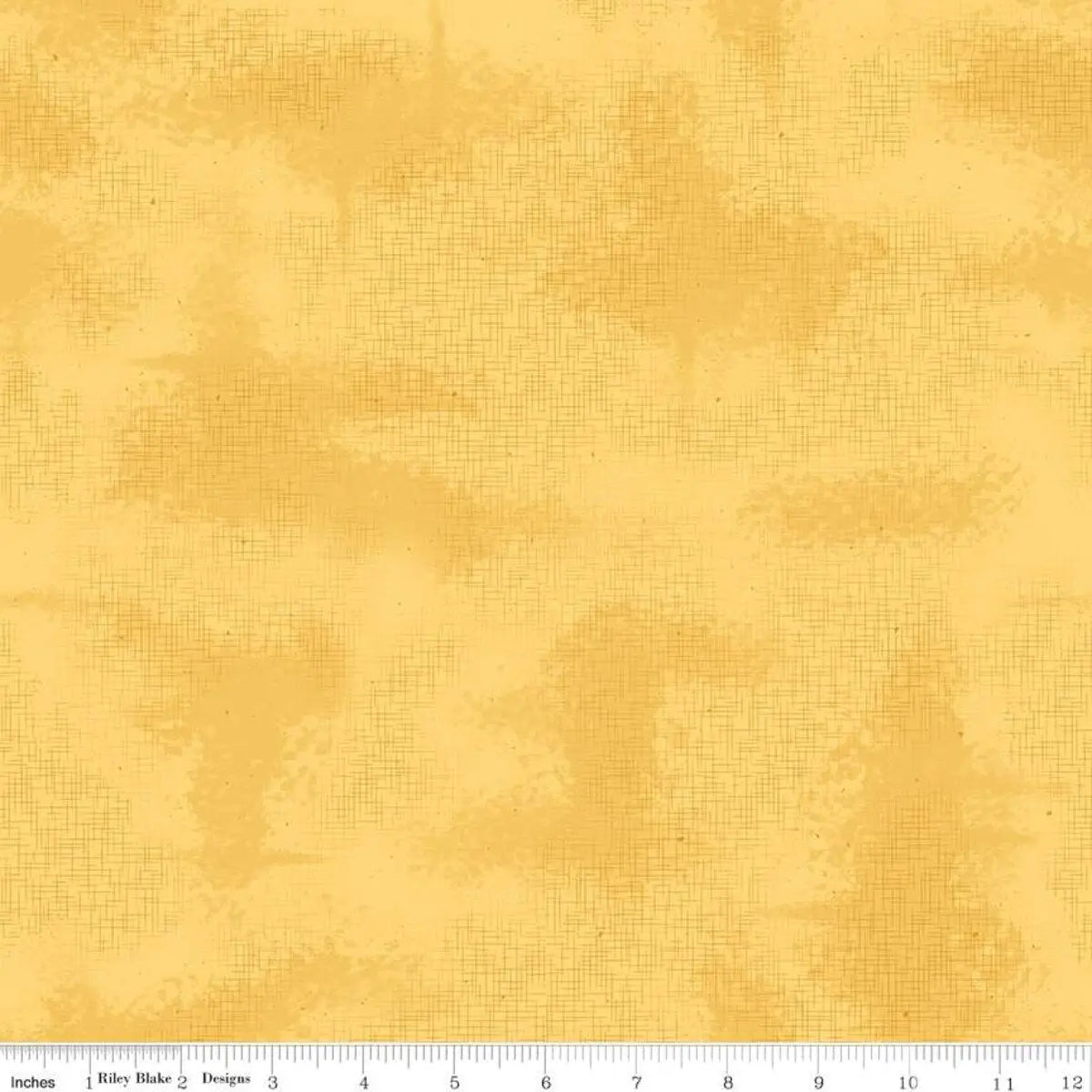 Cotton Print Yellow Shabby Maize Fabric 43/44"
