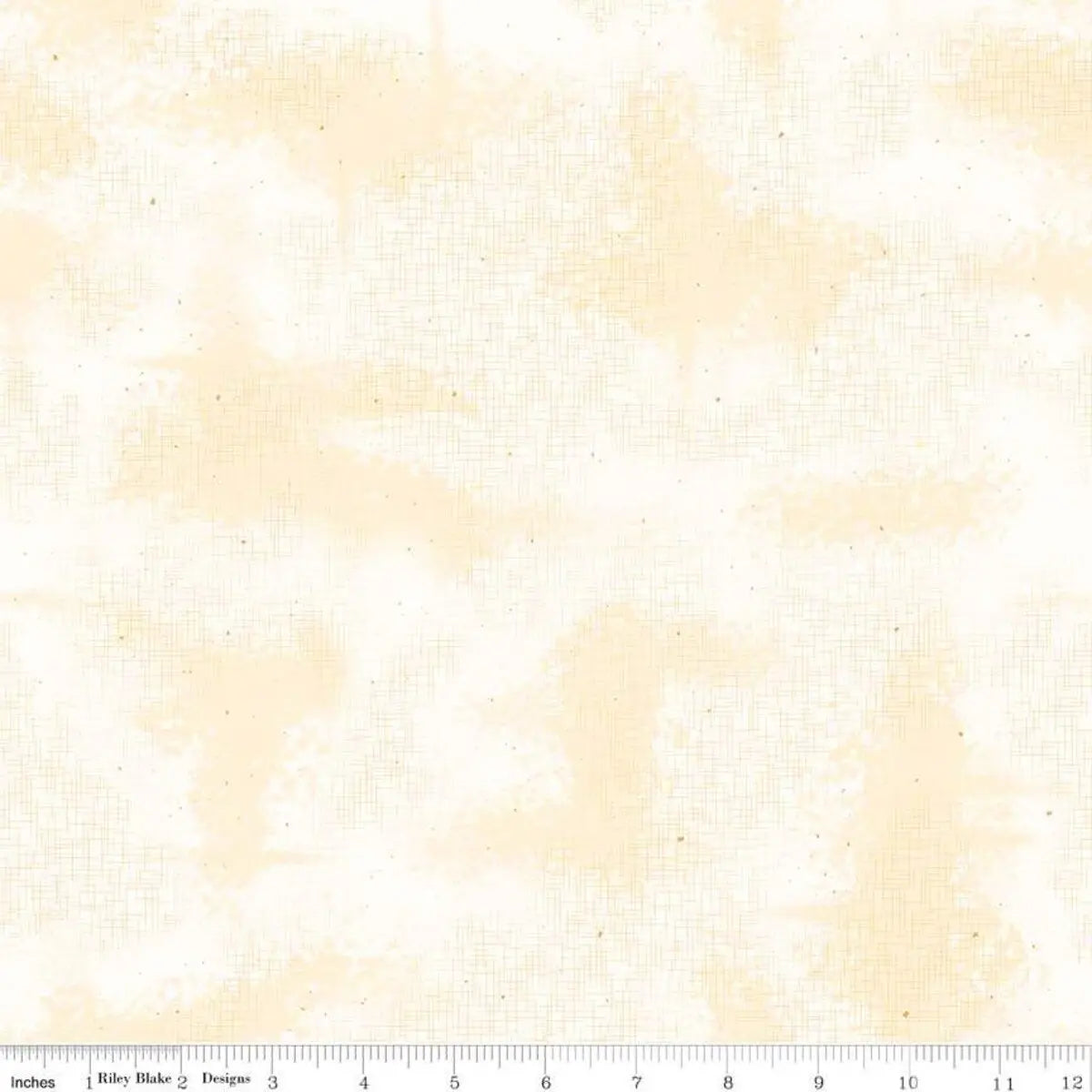 Cotton Print Yellow Shabby Beehive Cloud Fabric 43/44"