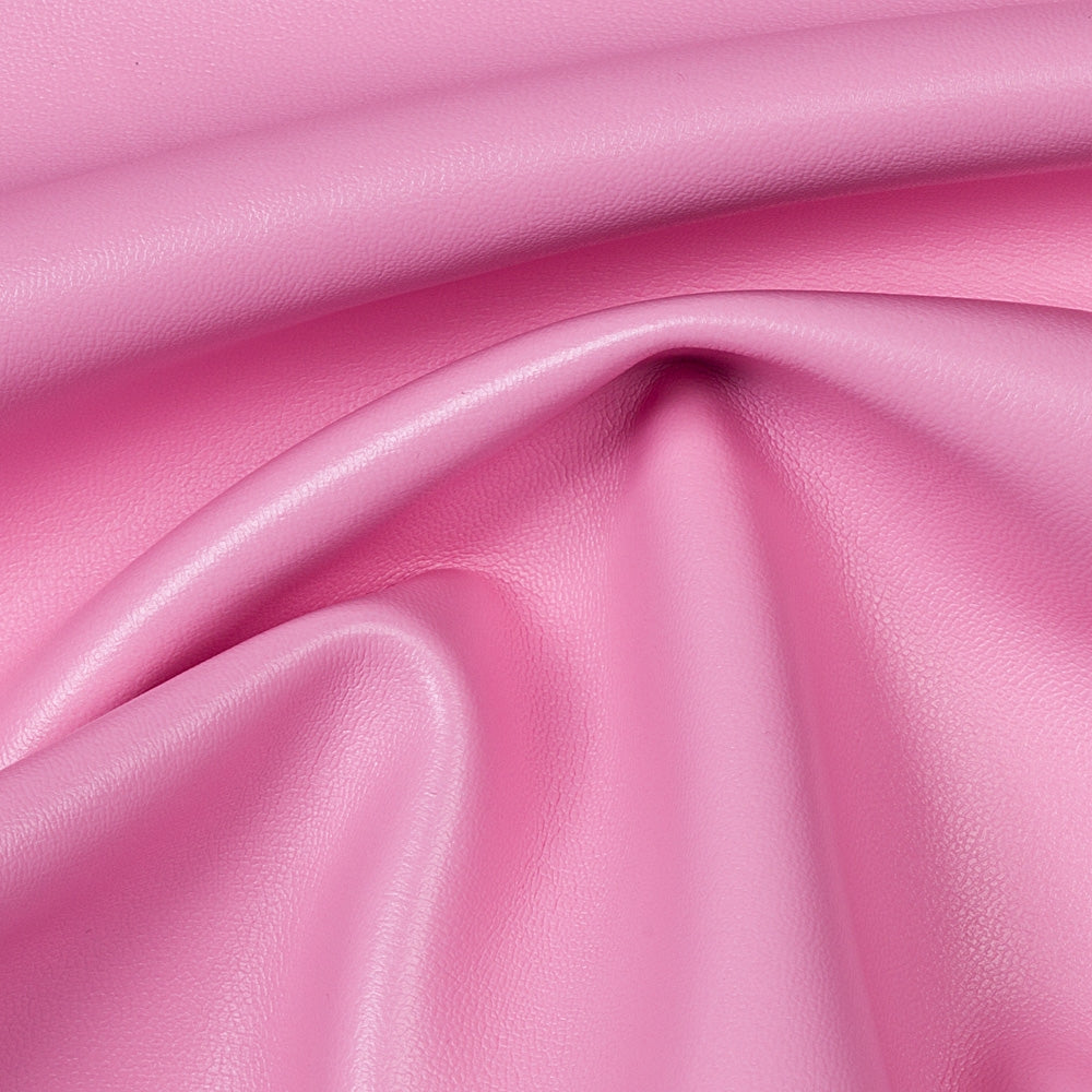 Soft Faux Leather Vinyl Fabric 0.8mm Thick, 54" Wide, Polyester for Upholstery, Wallets & DIY Sewing