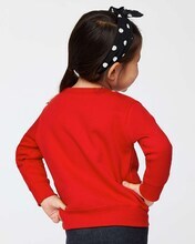 RADYAN® Toddler Fleece Crewneck Long Sleeve Sweatshirt - 3317
