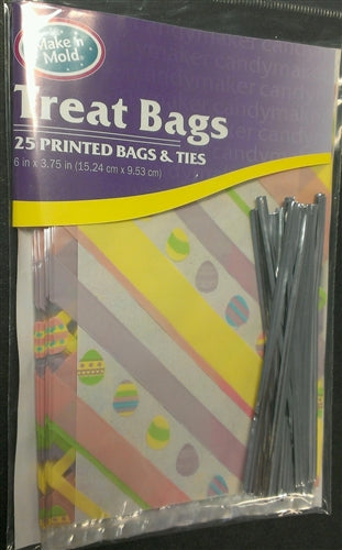 Easter Festive Favor Bags - 25 Pack