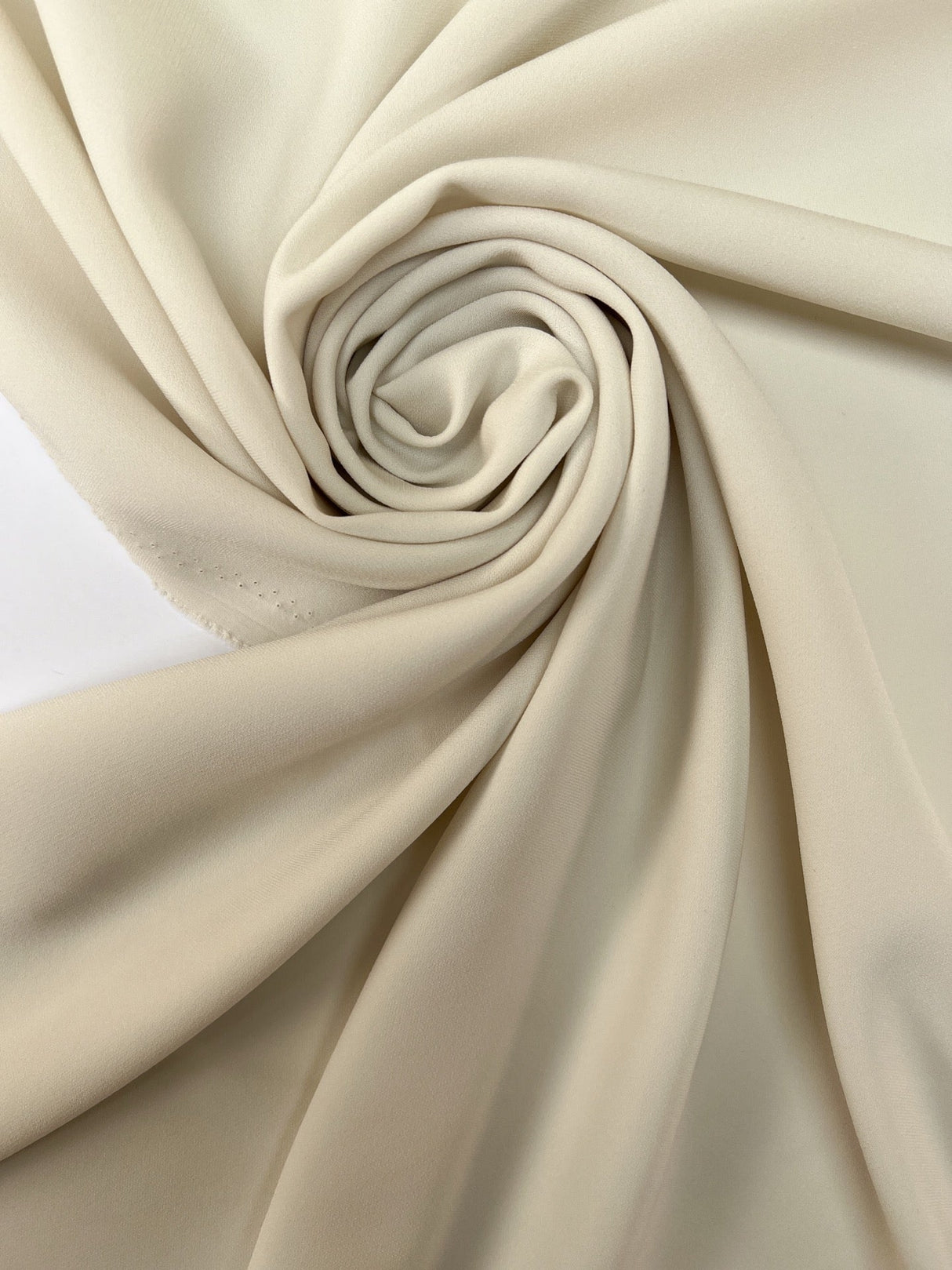 White Triacetate Polyester Crepe