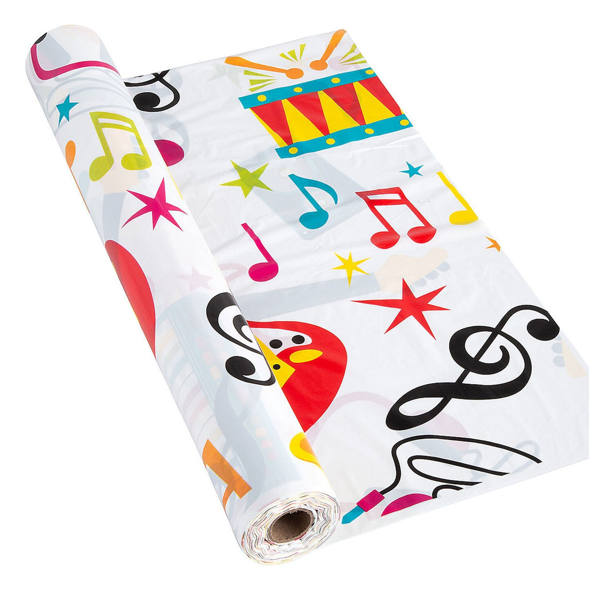 Colorful Studio Plastic Tablecloth Roll 40" x 100 ft.