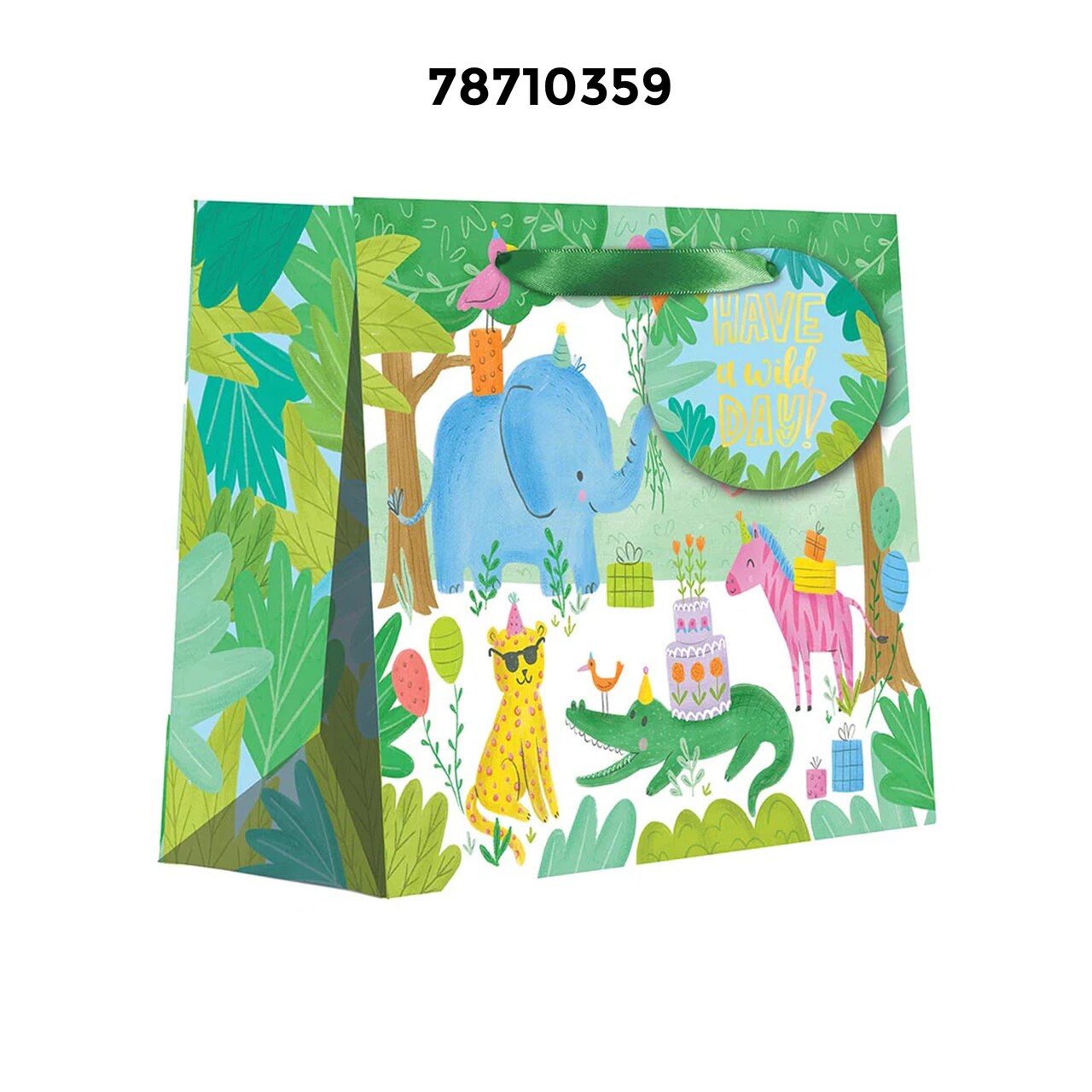 Patterned Gift Bags 8" X 4" X 10" Premium Paper Packaging