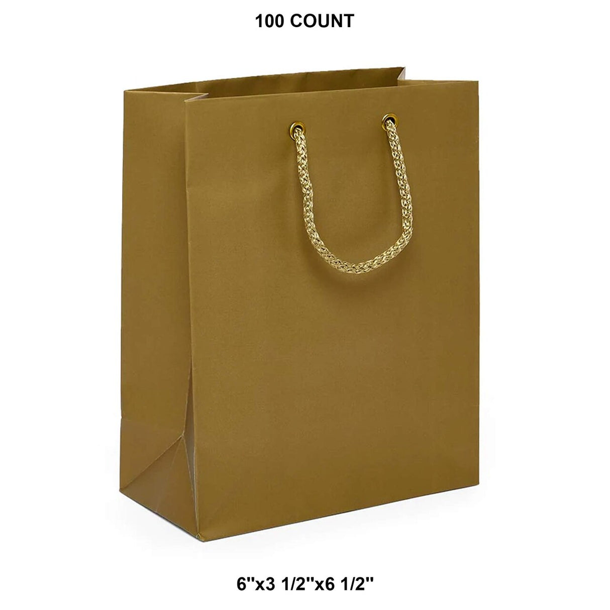 Chic Matte Euro Tote 6" x 3 1/2" x 6 1/2"