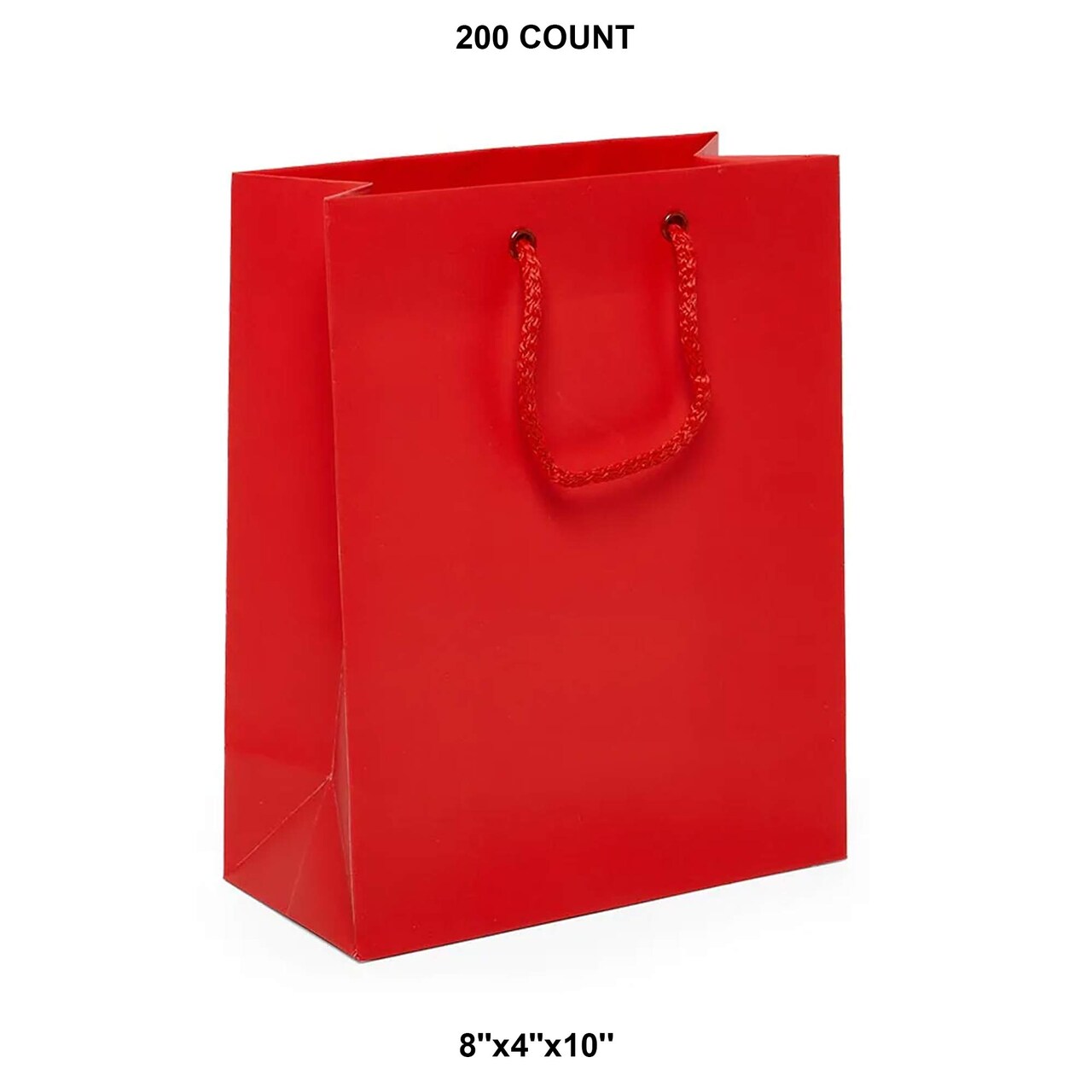 Luxury Matte Euro Tote 8" x 4" x 10"