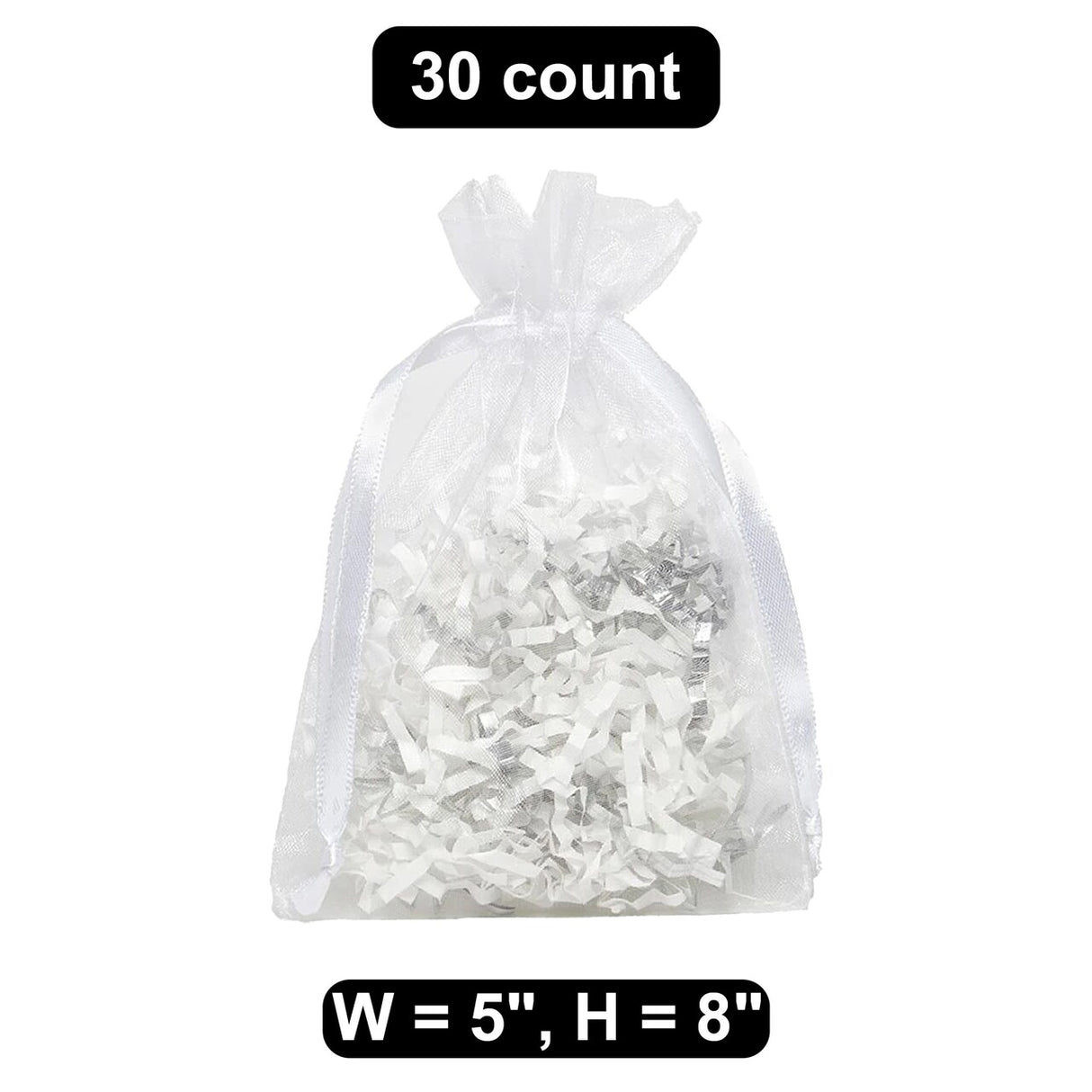 5" x 8" Organza Bag Ideal for Wedding Favors