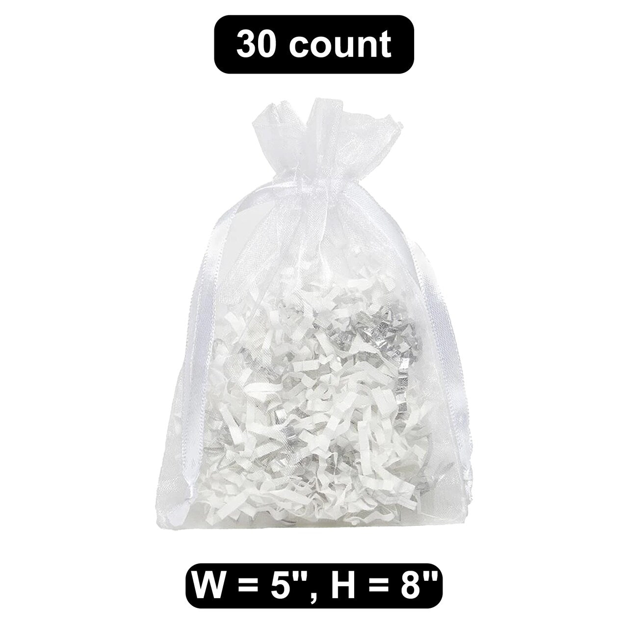 5" x 8" Organza Bag Ideal for Wedding Favors