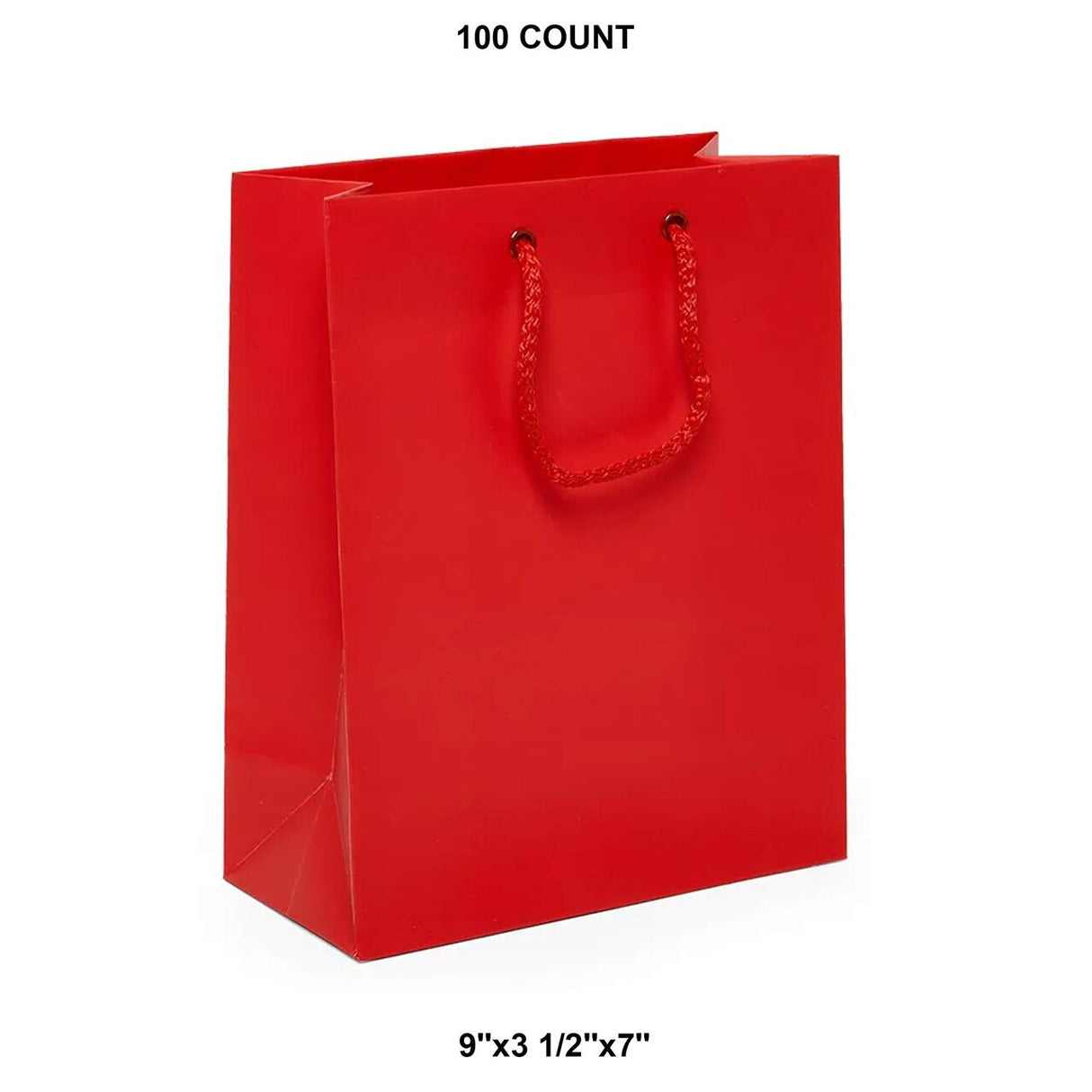 Functional Matte Euro Tote 9" x 3 1/2" x 7"