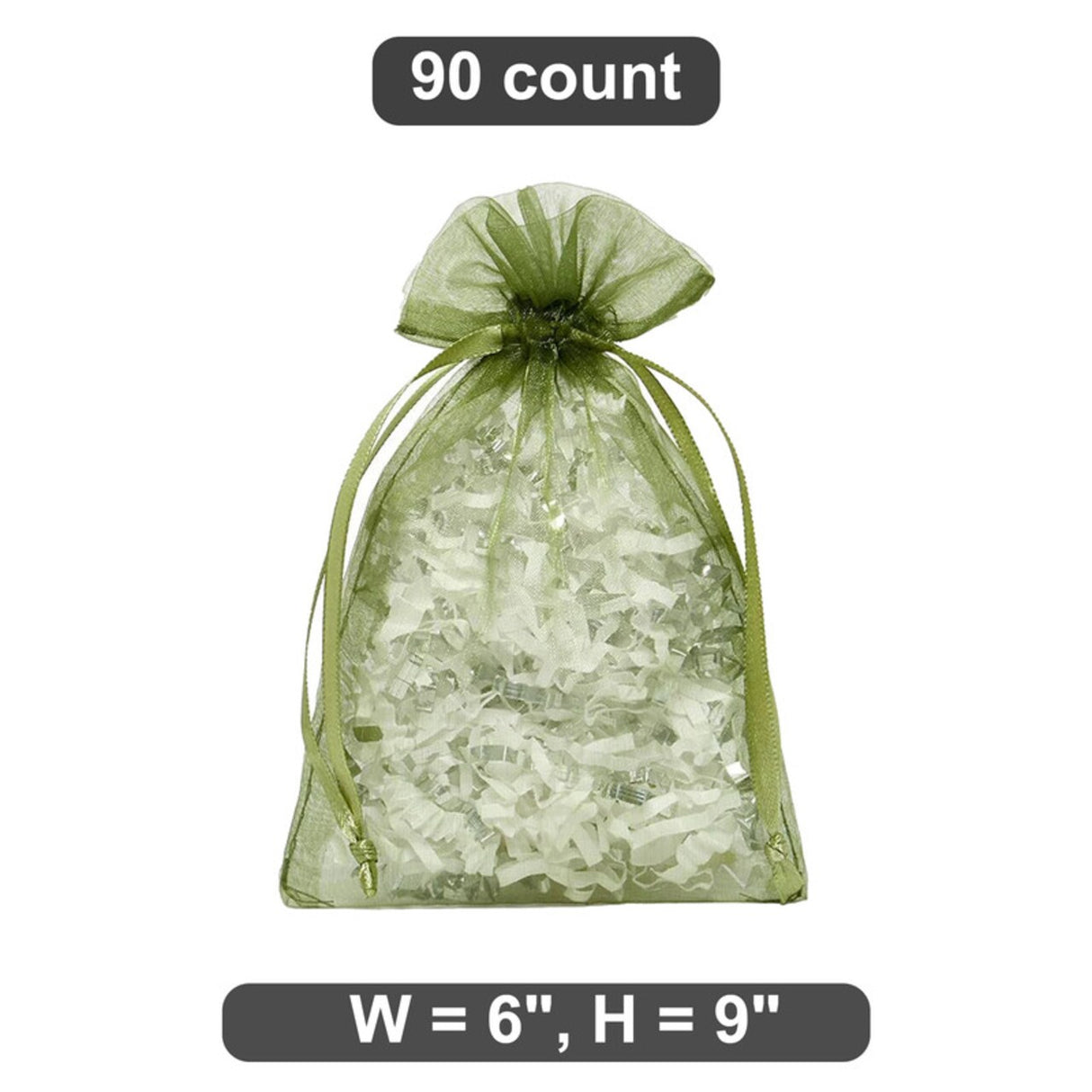 Elegant 6” x 9” Organza Bags Ideal for Special Gifts