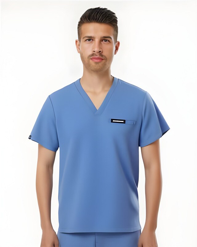 Jaanuu® Platt 3 Pocket Scrub V-Neck Top