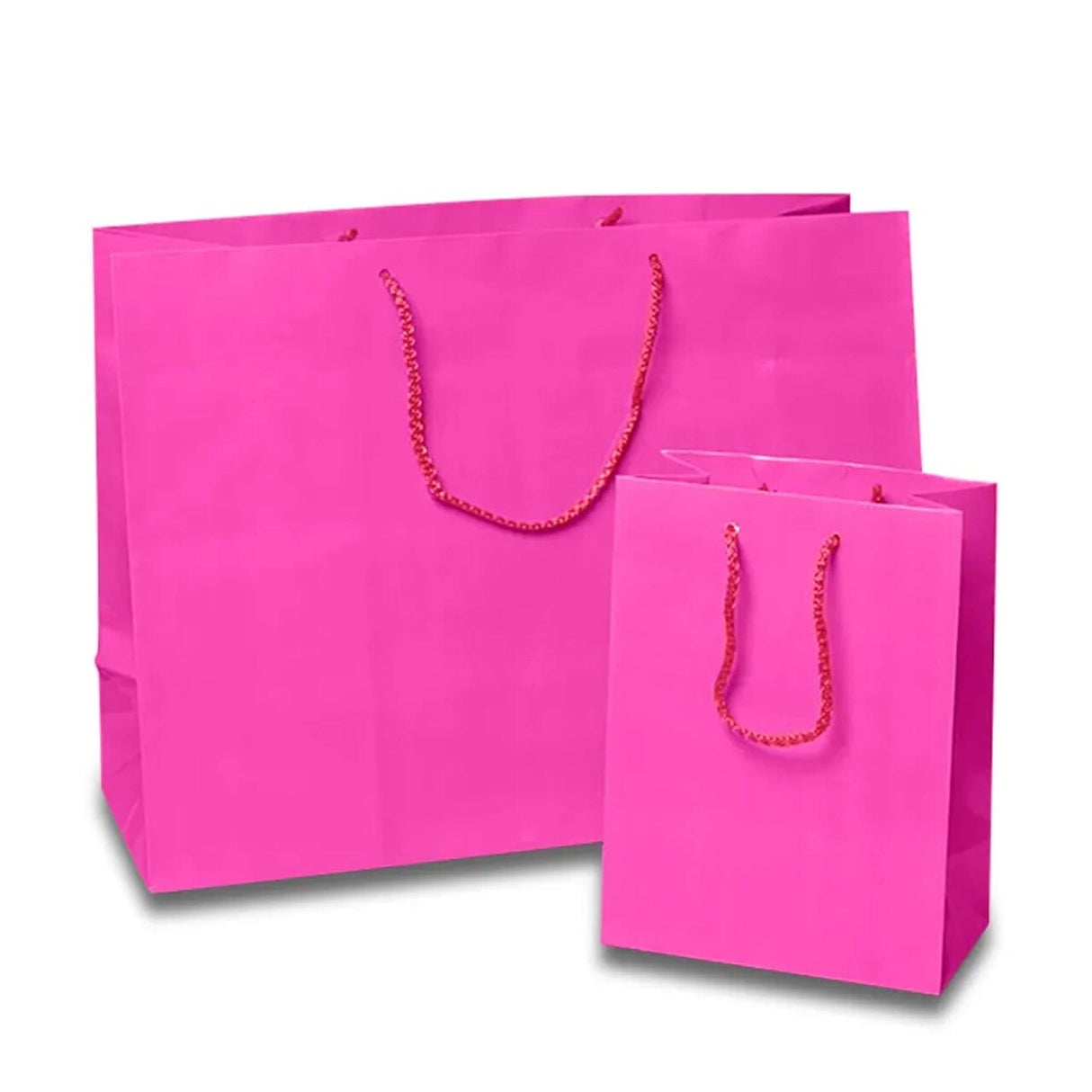 Glossy Euro Totes Compact Size 4 3/4'' x 2 3/4'' x 6 3/4'' for Boutique Packaging