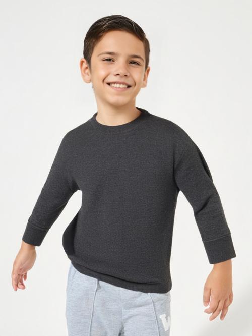 RADYAN® Toddler Crew Neck Long-Sleeve Fine Jersey T-Shirt - 3302